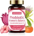 Prebiotici e probiotici per le donne – Vaginal Probiotics Blend, Prebiotici Naturali, Supporto Herbal, Promuovi la Salute Femminile & Intimate Balance, Eliminare Vaginal Odors & pH Balance, 60 capsule.