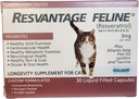 Feline - Resveratrol - Die Langlebigkeit Ergänzung für Katzen - 30 Kapseln