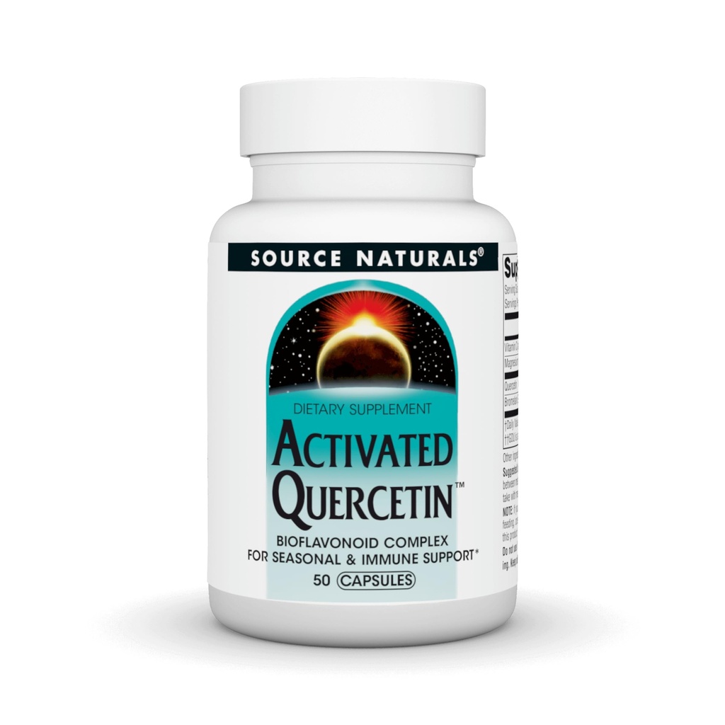 Quelle Naturals Activated Quercetin, Bioflavanoid Complex, für Saison- und Immununterstützung - 50 Kapseln