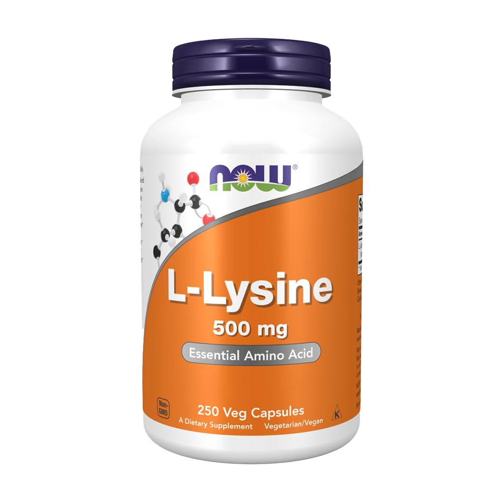 Maintenant, les aliments L-Lysine 500 Milligrammes, 250 comprimés