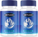 (2 Pack) Metilean Weight Loss Supplement, Metilean Diteary Pills zu Melt Stubborn Belly Fat, Metilean Advanced Formula to Lose Pounds, Metilean Pastillas Bewertungen (120 Kapseln)