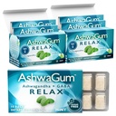 AshwaGum RELAX Gum von BetterGum, High Potency Supplement mit KSM 66 Ashwagandha und Gaba, unterstützt Stress und Zugentlastung, Alternative zu Gummien, Sugar-Free, Paket von 2