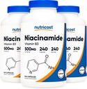 Nutricost Niacinamide (vitamine B3) 500mg, 240 Capsules (3 bouteilles)