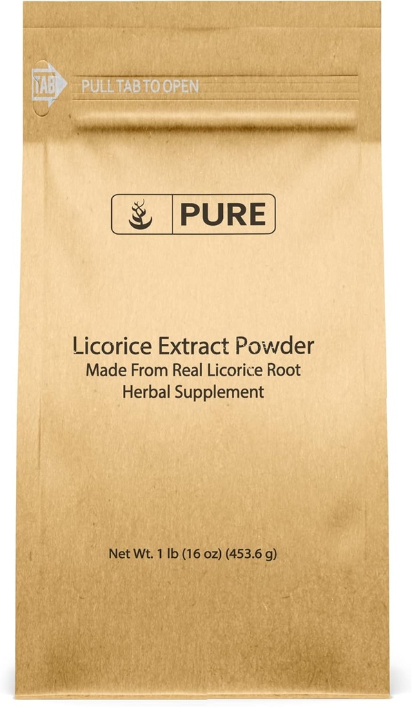 Ingredienti originali puro estratto di liquirizia (1lb) Non OGM, senza glutine, polvere di Mulethi