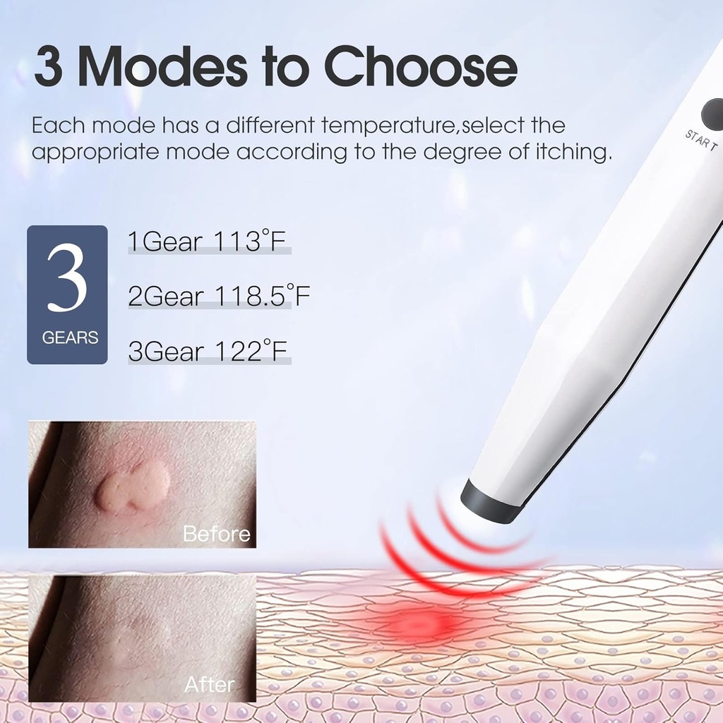 Insetto Sting e Bite Relief, Bug Bite Healer per il trattamento chimico-libero di insetto Bites e Stings, fornisce sollievo naturale da prurito e gonfiore, per Bites zanzariera