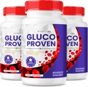 rize labs - Gluco Proven Capsules - Fortgeschrittene Formel Ergänzung Pillen, maximale Kraftunterstützung, All Natural Plus Organic Non GMO (180 Kapseln)