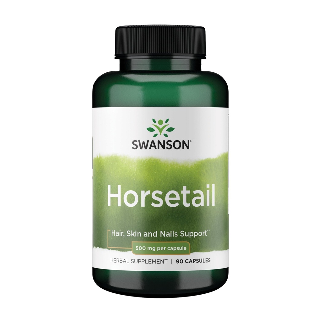 Swanson Equitazione - Integratore di erbe Sostenere Capelli Sani, Pelle & Unghie - Ingredienti naturali per la salute e il supporto del tratto urinario - (90 capsule, 500mg ciascuno)