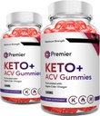 Premier Keto Gummies - Premier Keto + ACV Gummies (2 Pack, 120 Gummies)