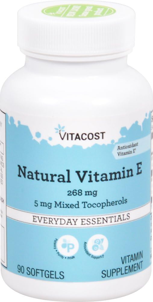 Vitacost Vitamine naturelle E -- 268 mg - 90 Softgels