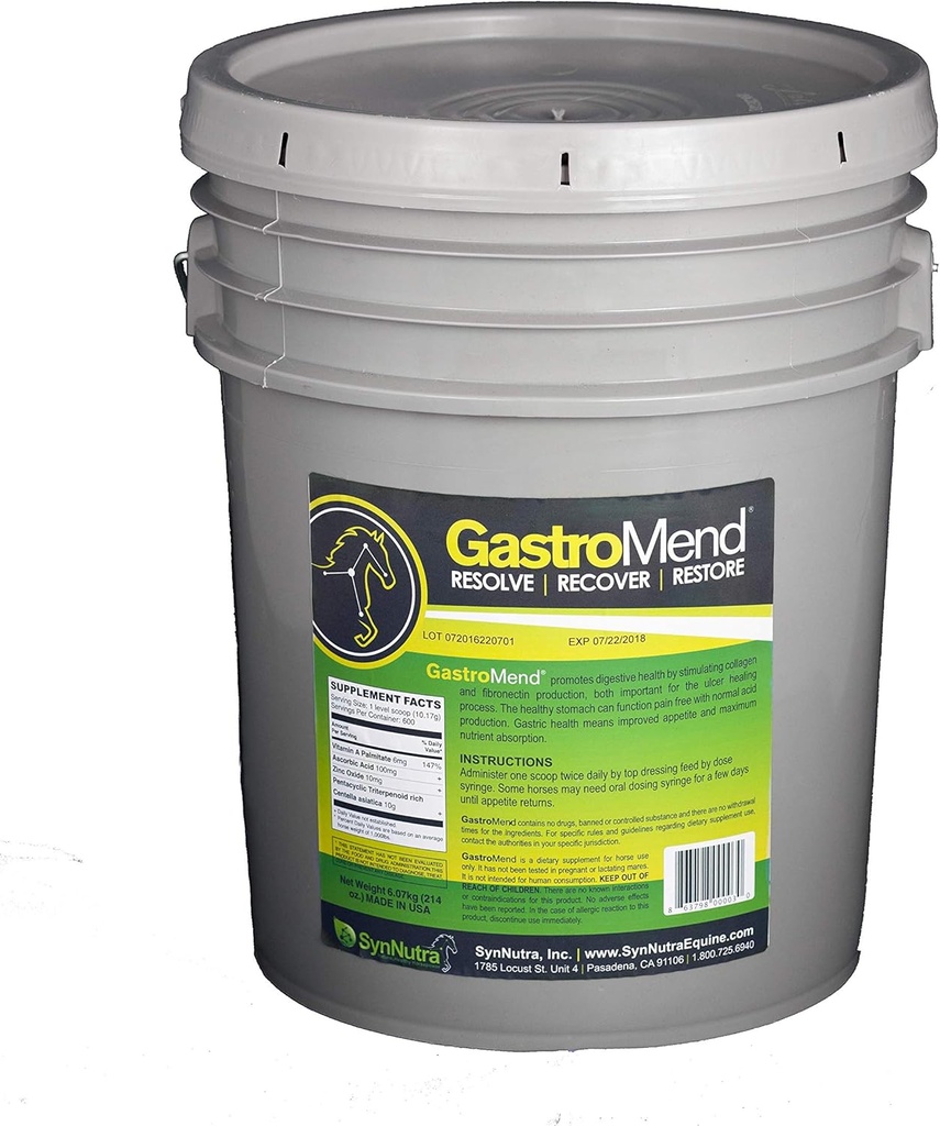 SynNutra GastroMend (GastroMend - 600 doses de seau) 100% Naturel