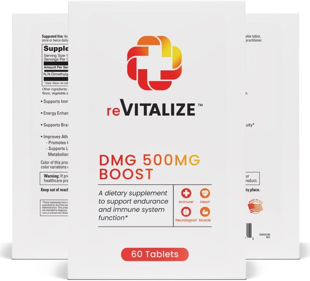 DMG Dimethylglycine 500mg Nootropic Supplemento - Supporta la vitalità, potenzia le funzioni immunitarie, Brain Support Supplemento | promuove funzioni e aiuti neurologici nel recupero atletico - 60 Serve