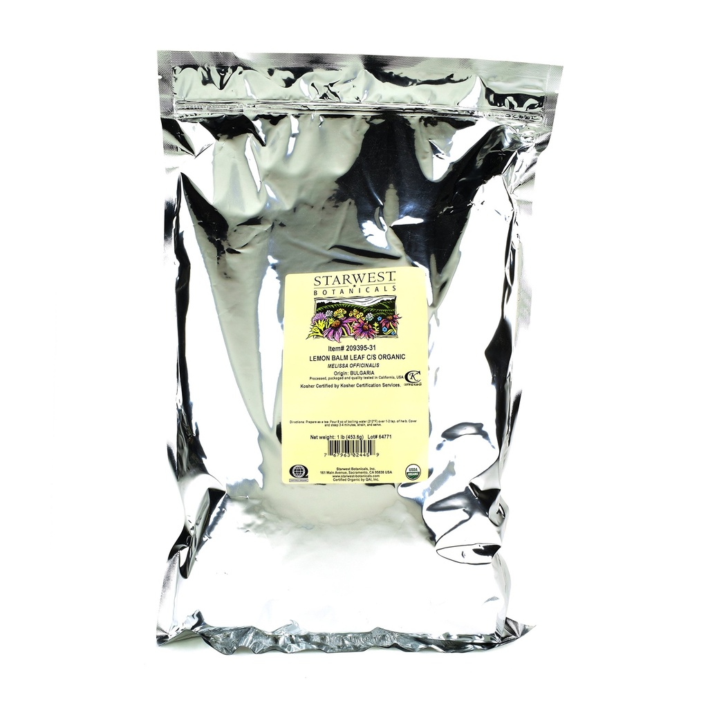 Starwest Botanicals Organische Zitronenschale Blatt C/S, 1 Pfund