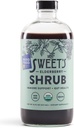 Sweet's Elderberry Organic Shrub | USDA Organic | Supporto Digestivo e Immune | Aceto Versatile Bere | Miscelatore Mocktail | 16 oz Bottiglia riciclabile