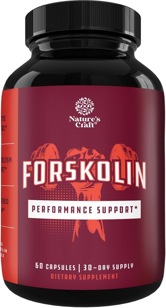 Pure Forskolin Extrakt - Fat Burning & Metabolismus erhöhen Gewichtsverlust Ergänzung - Natürliche Pillen für Frauen und Männer 30 Servierungen pro Container