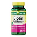 IKJ Biotin Hair/Skin/Nails Health Ernährungsergänzung Softgels, 10.000 mcg, 120 Count