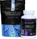 Benessere Bundle con Valerian Root Sweet Dreams Tea & Mobility Magnesium con Collagen Powder Capsules, Ingredienti naturali, 60 Serve