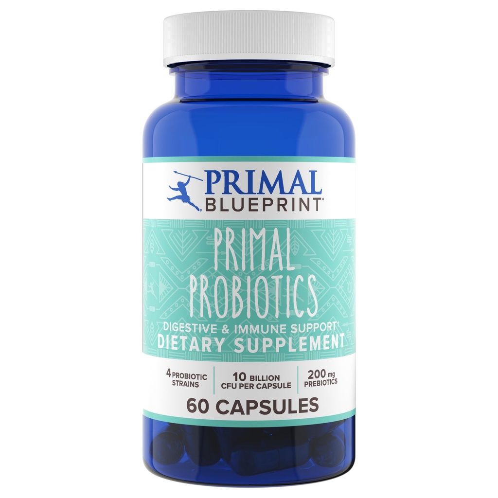 Primal Blueprint, Probiotiques Primal, 60 Nombre