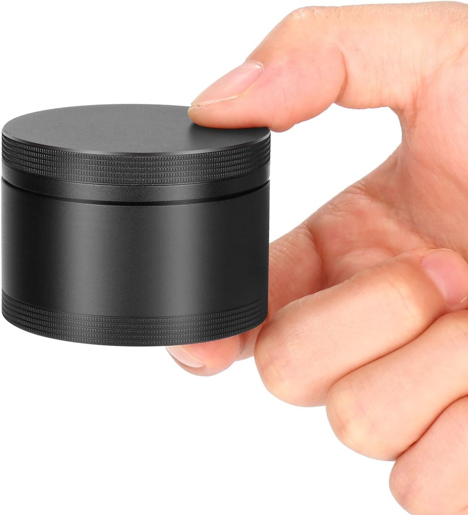 Tragbare Metall Pille Case, Single Waterproof Daily Pill Box für Reisen, Pille Container, Aluminiumlegierung Runde Pille Box Organizer Pille Halter für Medizin Vitamin Fish Oils Große Größe