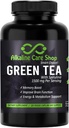 Alkaline Pflege - Grüner Tee mit Spirulina Extrakt 1500mg - Hohe Absorption Ultra Potent Grüner Tee-Zusatz mit Spirulina - Grüner Tee für Energie & Metabolismus Unterstützung Kapseln - 120 Kapseln