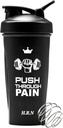 H.R.N 28 OZ Protein Shaker Bottiglia per le miscele di proteine con filo Whisk, Bottiglia per pre e post allenamento, Coppa Shaker per l'esercizio