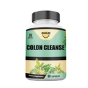 Pulire il colon, Detox del colon, tutta la formula naturale di erbe, Supporta i movimenti sani del telo, Gut Health & Healthy Metabolism Support, Non-GMO - 60 capsule vegetali 30 Servings