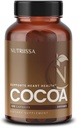 Nutriissa Cocoa Capsules 2000mg - Avancée Santé cardiovasculaire, Oxyde nitrique et support de circulation - 500mg Cocoa Flavanols par portion - EPEB certifié pour la pureté et la puissance - Vegan, 120 capsules, 40 portions