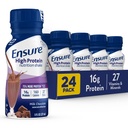 Assicurare lo Shake nutrizionale ad alta proteina con 16g di Proteine, Pronti per il trattamento della farina Shakes, Low Fat, Cioccolato al latte, 8 fl oz, 24Count