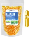 XPRS Nutra Größe 0 Leere Kapseln - 500 Graf Leere Gelatine Kapseln - Pille DIY Kapsel Füllung - Pure Bovine Pill Gel Kapseln für Do-It-Yourself Ergänzungen (Gold)