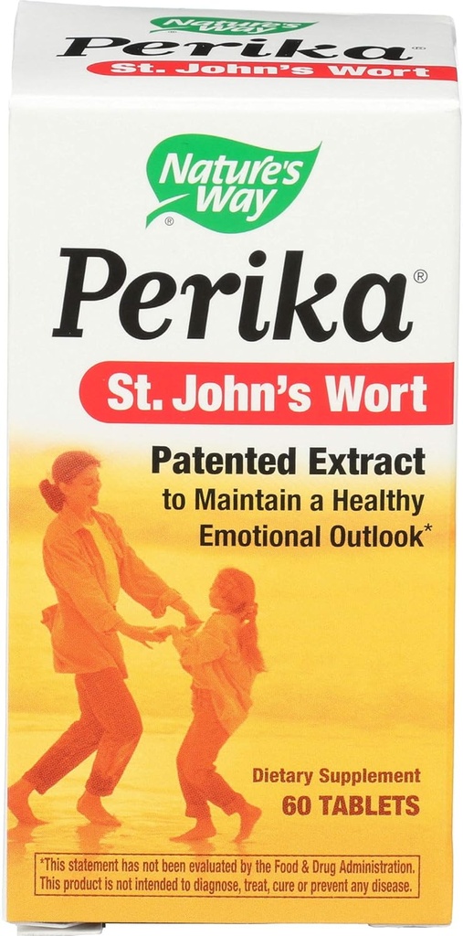 Nature's Way Perika St. John’s Wort, 60 Tabletten, Pack von 2
