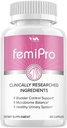 (1 Pack) Femi Pro Pro Probiotics - FemiPro Advanced Formula Bladder Control Support, Microbiome Balance, Healthy Urinary System, 60 Kapseln