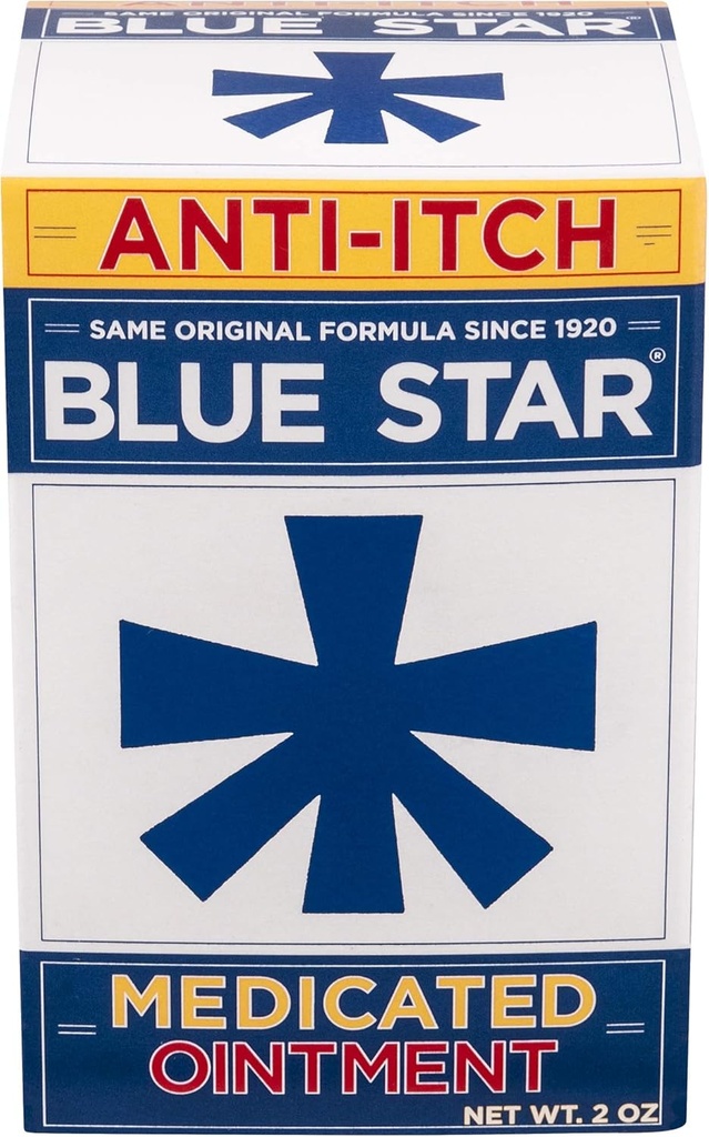 Blue Star Anti-Itch Saniertes Salbe 2 oz (Pack von 3)