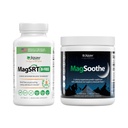 Jigsaw Health Magnesium Bundle | MagSRT (B-Free), 240 Tablet e MagSoothe (Raspberry Lemonade), 60 Servings (Jar)