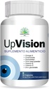 Suppléant générique de soins oculaires Upvision pour la santé oculaire avec Oméga-3, Vitamine E, VIT A, VIT C, Lutéine, Zeaxanthin, VIT B2 Végétarien 60 Capsules-Pack de 1