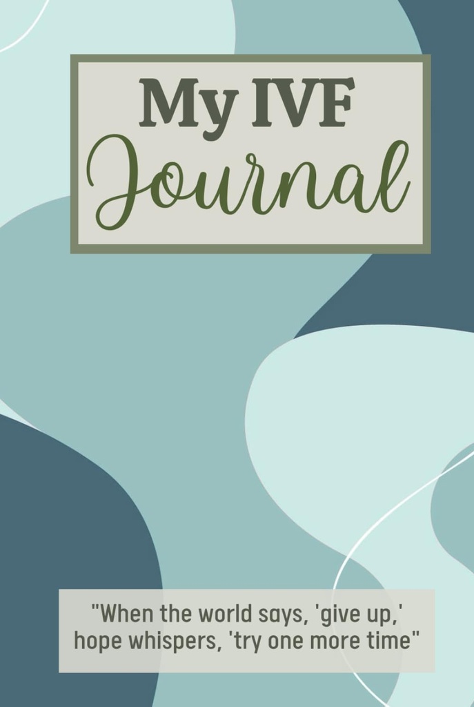 My IVF Journal: Cute In Vitro Düngungsplaner für Frauen durch Fertilitätsbehandlungen gehen, um sie zu helfen, sich zu organisieren und zu konzentrieren
