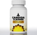 Candida Cleanse Detox for Women & Men Advanced Probiotic & Herbal Formula - 60 pces Gut naturel doux et support digestif