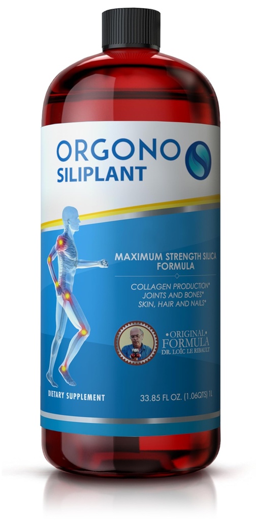 Orgono Living Silica Siliplant | Vegan Collagen Booster | Supporta la produzione sana di collagene ed elastin per il supporto Joint & Bone, pelle di garofano, capelli forti & unghie. 66 Serve