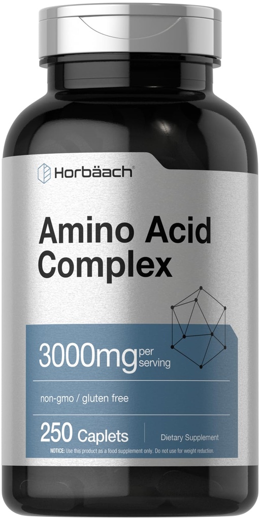 Horbäach Acid Amino Complex 3000mg.250 Caplets.
