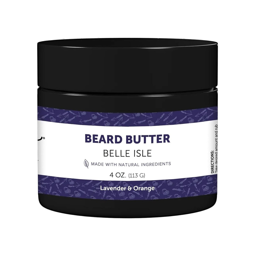 Detroit Grooming Co. Bart Butter für Männer | Erweicht, Diecken & Hydrates mit Safflower Oil & Shea Butter | Belle Isle Scent, 4oz