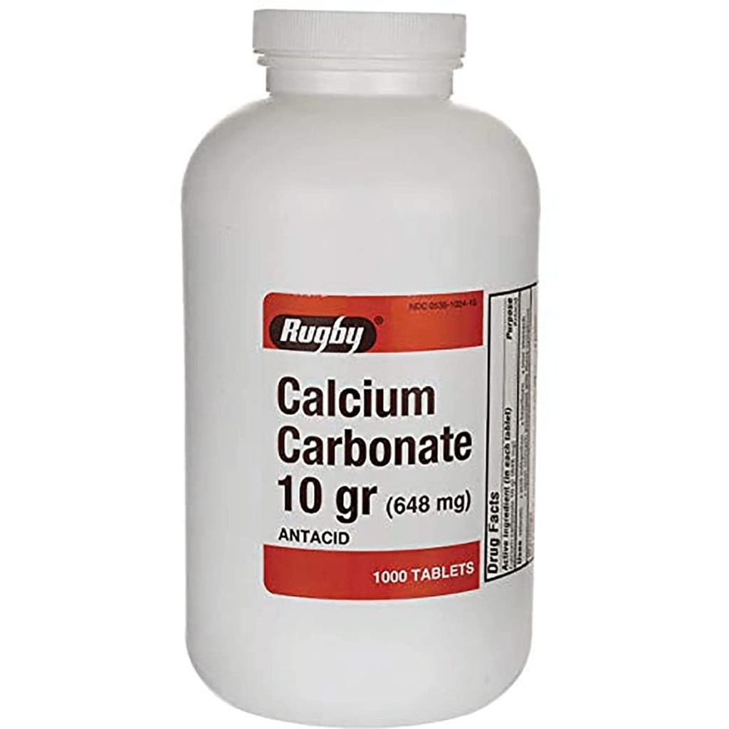 Carbonato di calcio 10 gr (648 mg) - Antacid - 1000 compresse