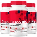 (3 Pack) GlucoBio Capsule, Supplemento ufficiale Gluco Bio, Formula naturale per sostenere la salute generale e il benessere, Pillole di vitamina Premium, Recensioni GlucoBio (180 capsule)