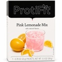 ProtiFit - Miscela di bevanda di frutta aromatizzata ad alta proteina, 15g Protein, Calorie basse, Zucchero Libero, Proteine Ideali Compatibili, 7 Servings Per Box (Limonata di Pink)