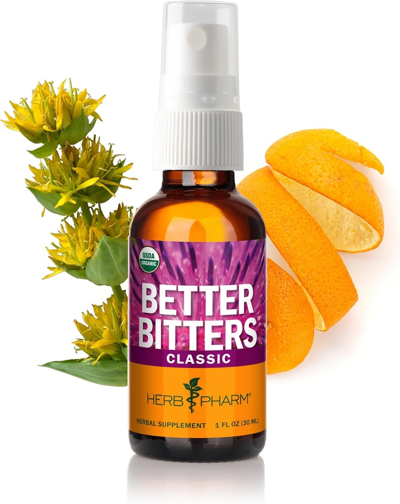 Kräuter Pharm besser Bitters Certified Organic Digestive Bitters, Absinthium, 1 Unze