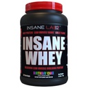 Insane Labz Insane Whey,100% Muscle Building Whey Protein, BCAA Amino Profile, Mass Gainer, Meal Sostituzione (Birthday Cake, 30 Serve)
