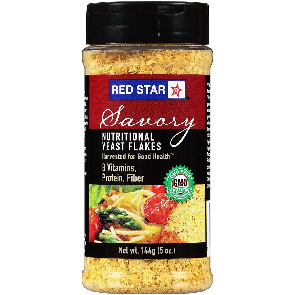 Red Star Nutritional Yeast VSF Mini Flake 5oz (Pack von 2)