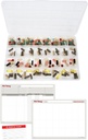 L'Olympic Pill Organizer Case con grandi scomparti & Stay Tight Lid - Mensile - 31 Day Pill Organizer *Free Medicine Log and Medical Alert Card Incluso! (Monthly)