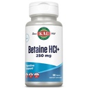 KAL Betaine HCL con Pepsin, Integratore di salute digestivo con 250 mg Betaine Hydrochloride Plus 130mg Pepsin, Gluten Free, Non OGM, Garanzia di 60 giorni, Compresse di disintegrazione rapida, 100 Servings, 100ct