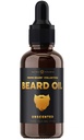 NutraChamps Bart Öl Conditioner - Unscented Virgin Argan, Jojoba, Grapeseed Oils &amp; More for Beard Growth - Erweicht & Stärken Bart &amp; Schnurrbart für Herren - Premium Signature Prime Beard Blend