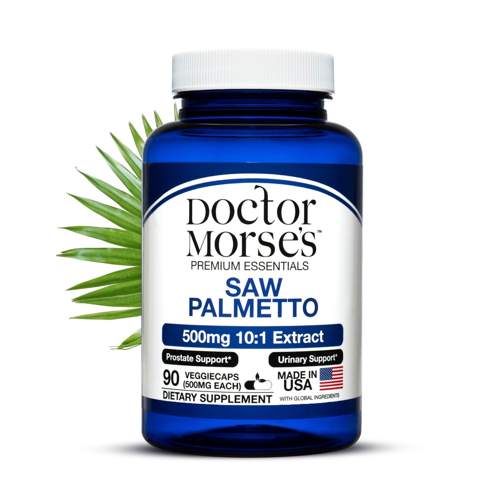 Palmetto 10:1 estratto 500mg Equivalente a 5000mg, Integratori di supporto per la salute della prostata per gli uomini e le donne - FDA-Registered, NSF-Certified Facility - Formula di resistenza extra - 90 caps