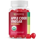 Apfel Apfelessig-Gummien - Bio ACV Vitamine für Verdauungs-Gesundheit, Stoffwechsel & Gut-Unterstützung - 30 Count - Vegan, Non-GMO, Gluten-Free - Delicious Flavor & No Harsh Taste - 15 Tage Versorgung