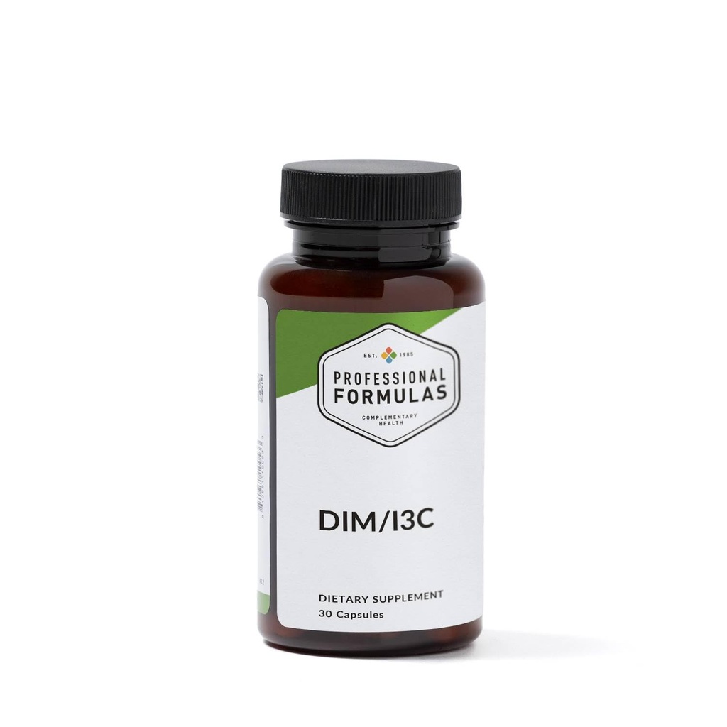 Professionelle Formeln DIM/I3C – Hormon-Balance-Unterstützung mit Diindolylmethan, Indol-3-Carbinol, Vitamin C, Vitamin E & Magnesium – fördert gesunde Estrogen-Mebolismus & Detox-Pfadwege – 30 Kapseln